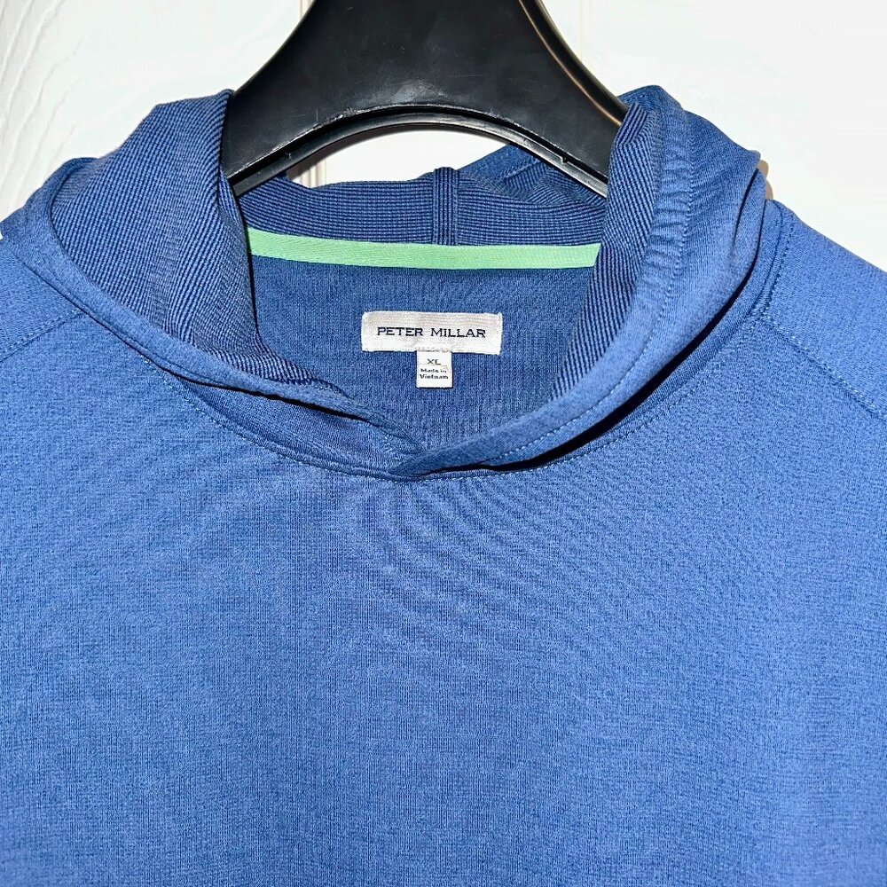 Peter Millar Pine Performance Hoodie – Men’s XL – Sport Navy